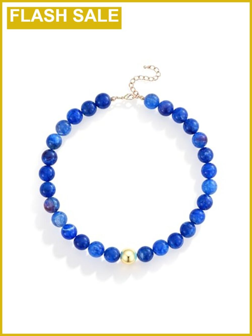 Chunky Beaded Collar Necklace Resin Boho Statement Women's Jewelry